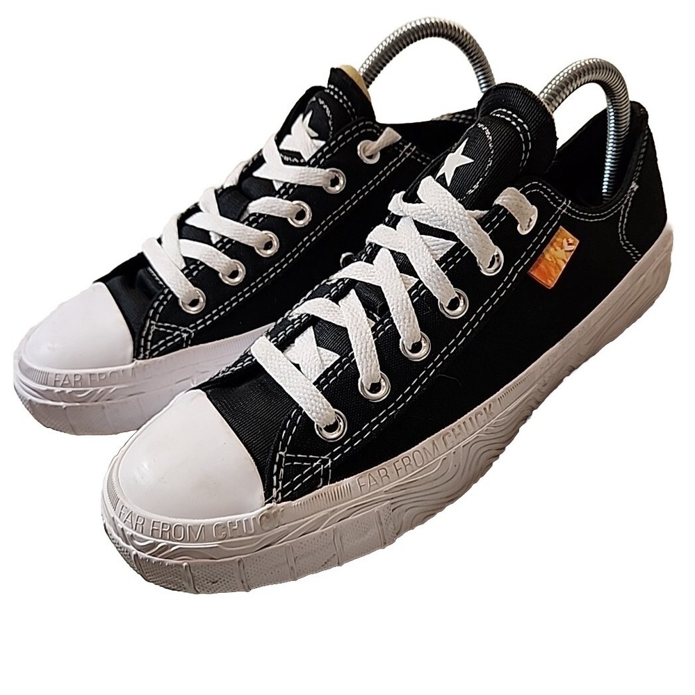 Converse Chuck Taylor All Star Low Top Black White Far From‎ Chuck Sneakers Mens